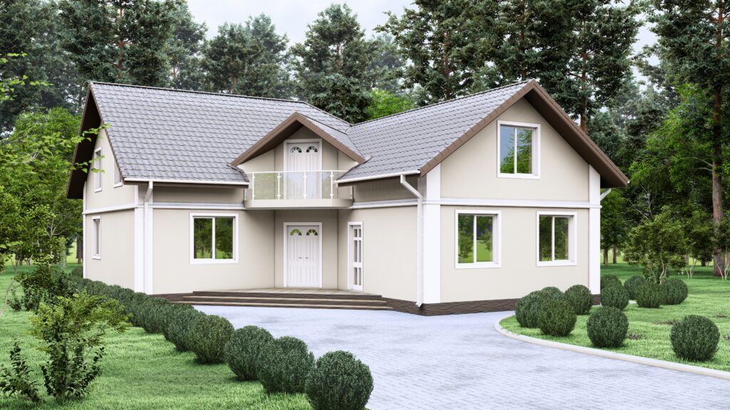 Design casă parter + mansardă | Proiecte moderne de arhitectură 2M2