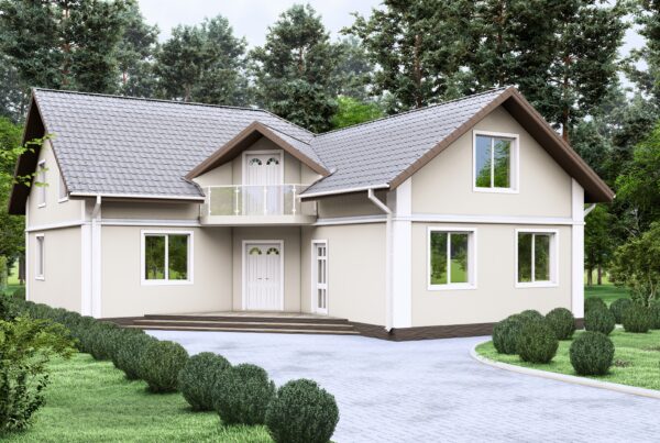 Design casă parter + mansardă | Proiecte moderne de arhitectură 2M2