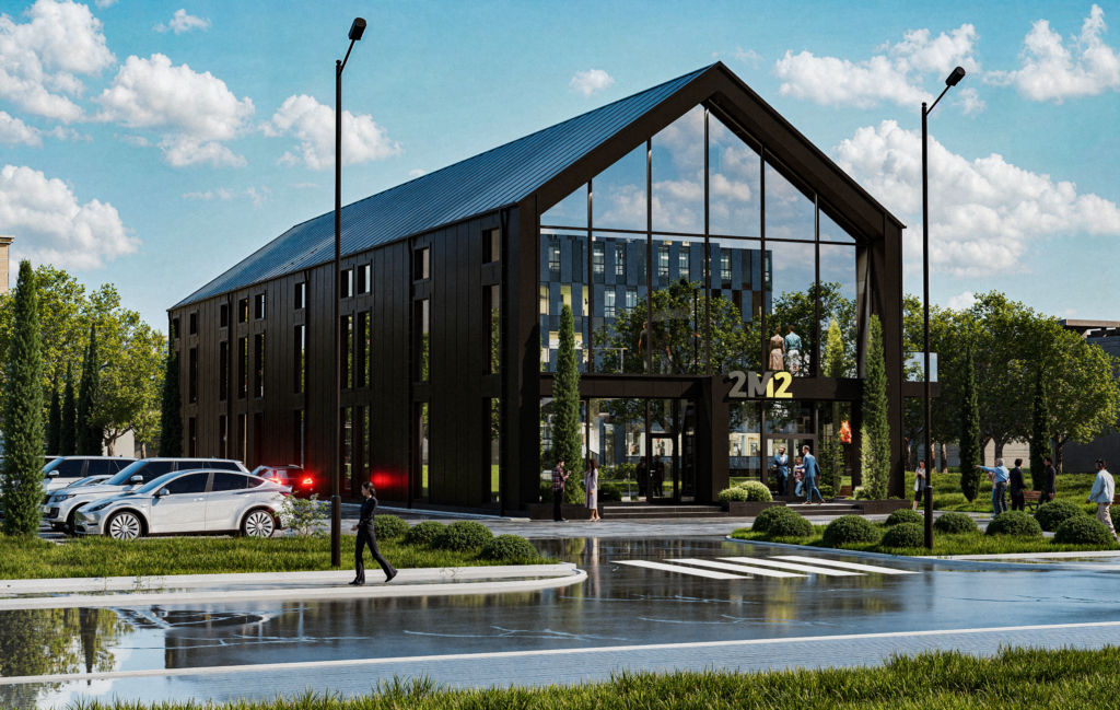 Proiect comercial Cojușna | 2M2 Arhitectură și Inginerie Arhitectură proiect comercial realizat de 2M2