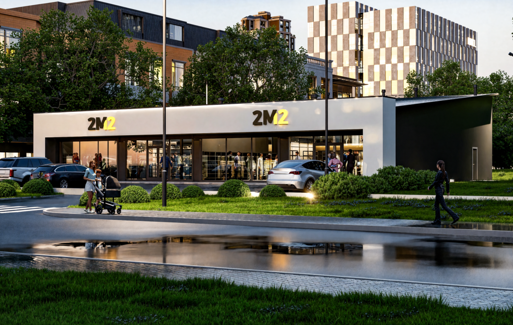 Arhitectura proiect comercial Hîncești | 2M2 Arhitectura proiect comercial Hîncești | 2M2